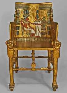 Стул-трон Тутанхамона